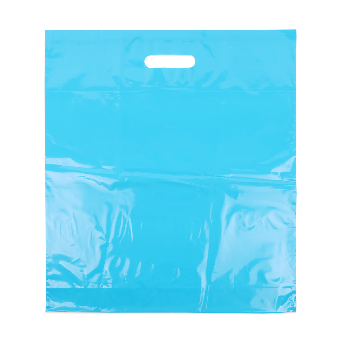 Budget plastiek tassen - Effen kleuren
