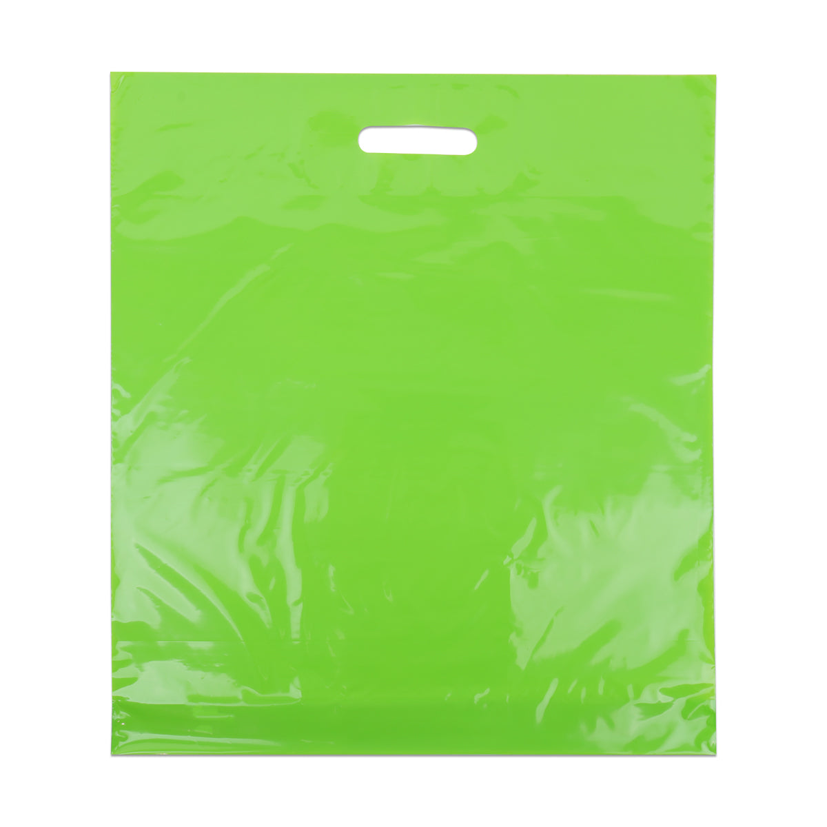 Budget plastiek tassen - Effen kleuren