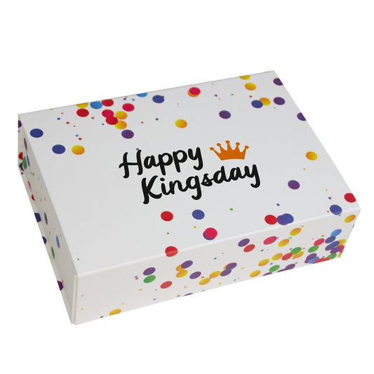 Magneetdozen Confetti - Happy Kingsday