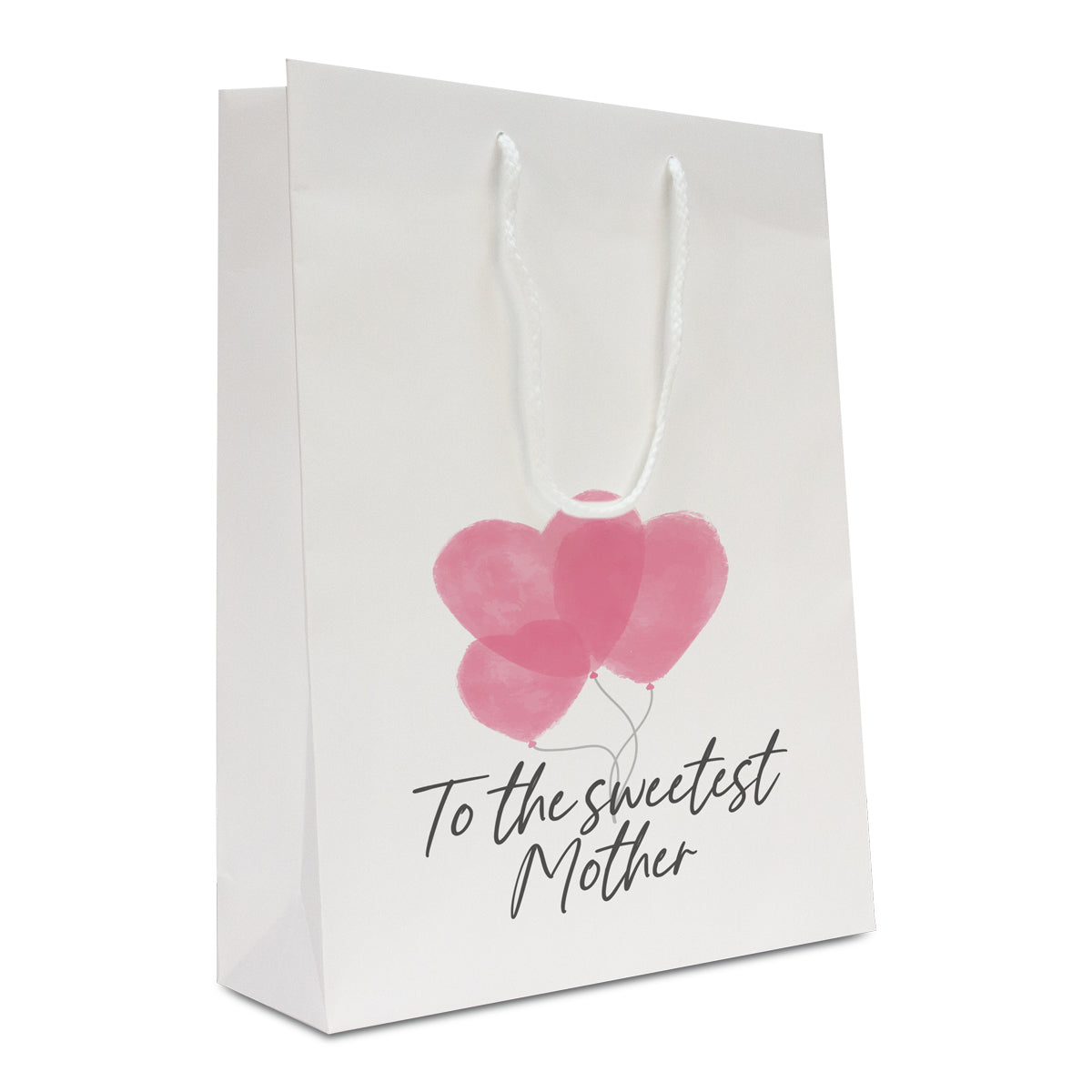 Luxe papieren Moederdag tassen - To the sweetest Mother