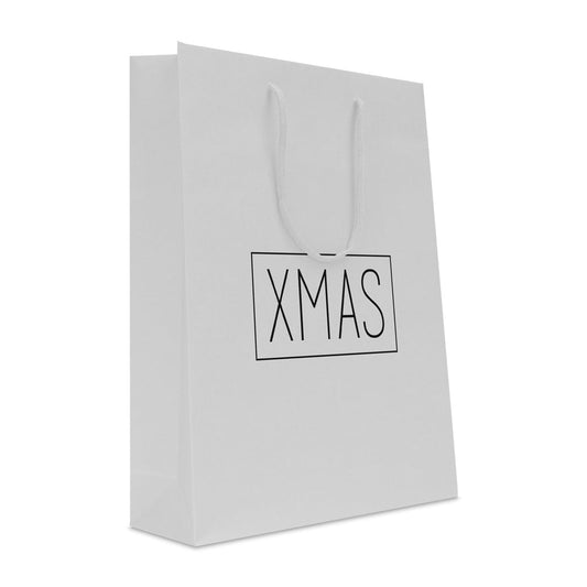 Luxe papieren kersttassen - XMAS