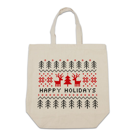 Kerst canvas tote bags - Ugly sweater