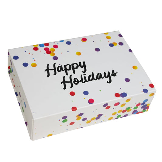 Magneetdozen Confetti - Happy Holidays